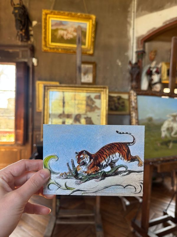 CARTE POSTALE - ROSA BONHEUR - TIGRE