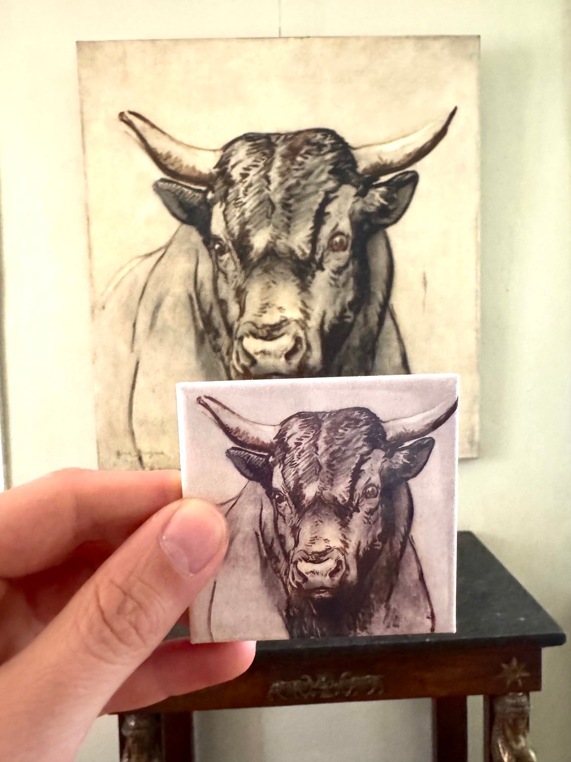 MAGNET Rosa Bonheur - Etude de taureau