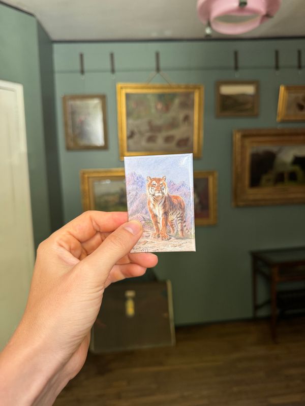 MAGNET Rosa Bonheur - TIGRE - AQUARELLE
