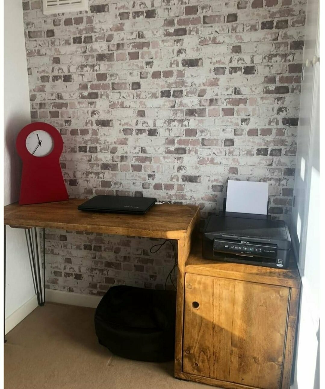 Desk with Cabinet