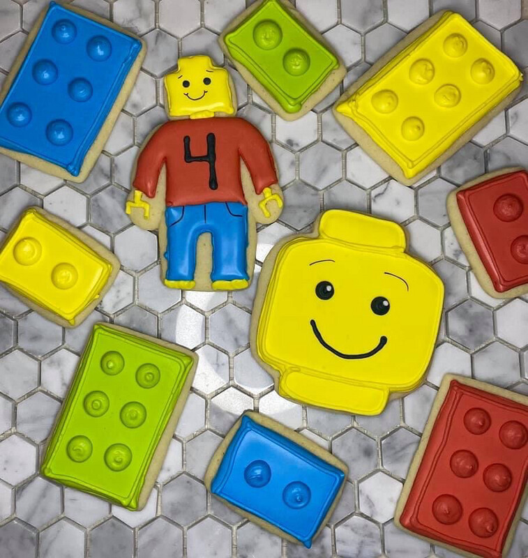 Brick Figure And Bricks