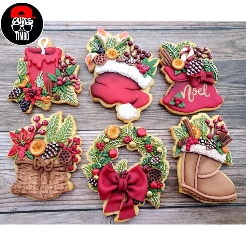 Timbo Holiday Floral Cutters