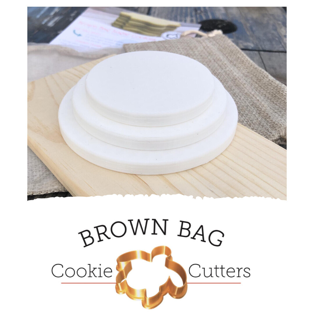 Eddie Printable Round Practice Cookies