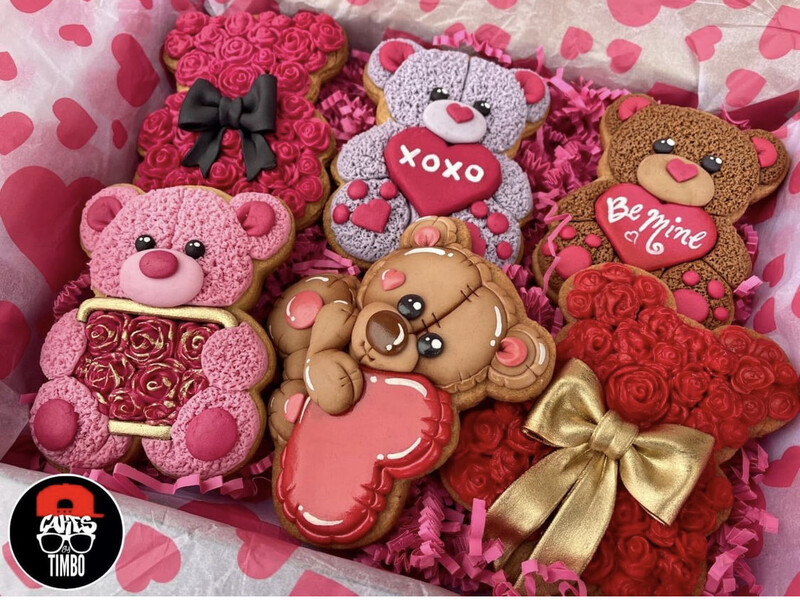 Timbo Valentine Teddy Class Box Cutters