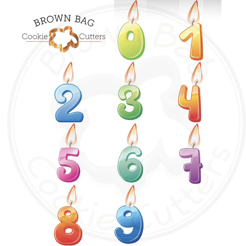 Candle Numbers Print Box Files