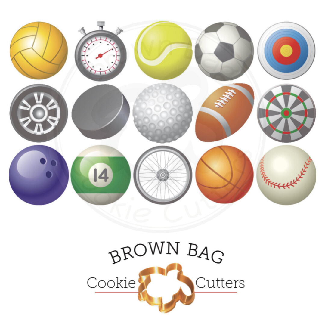 Sports Balls Print Box Files