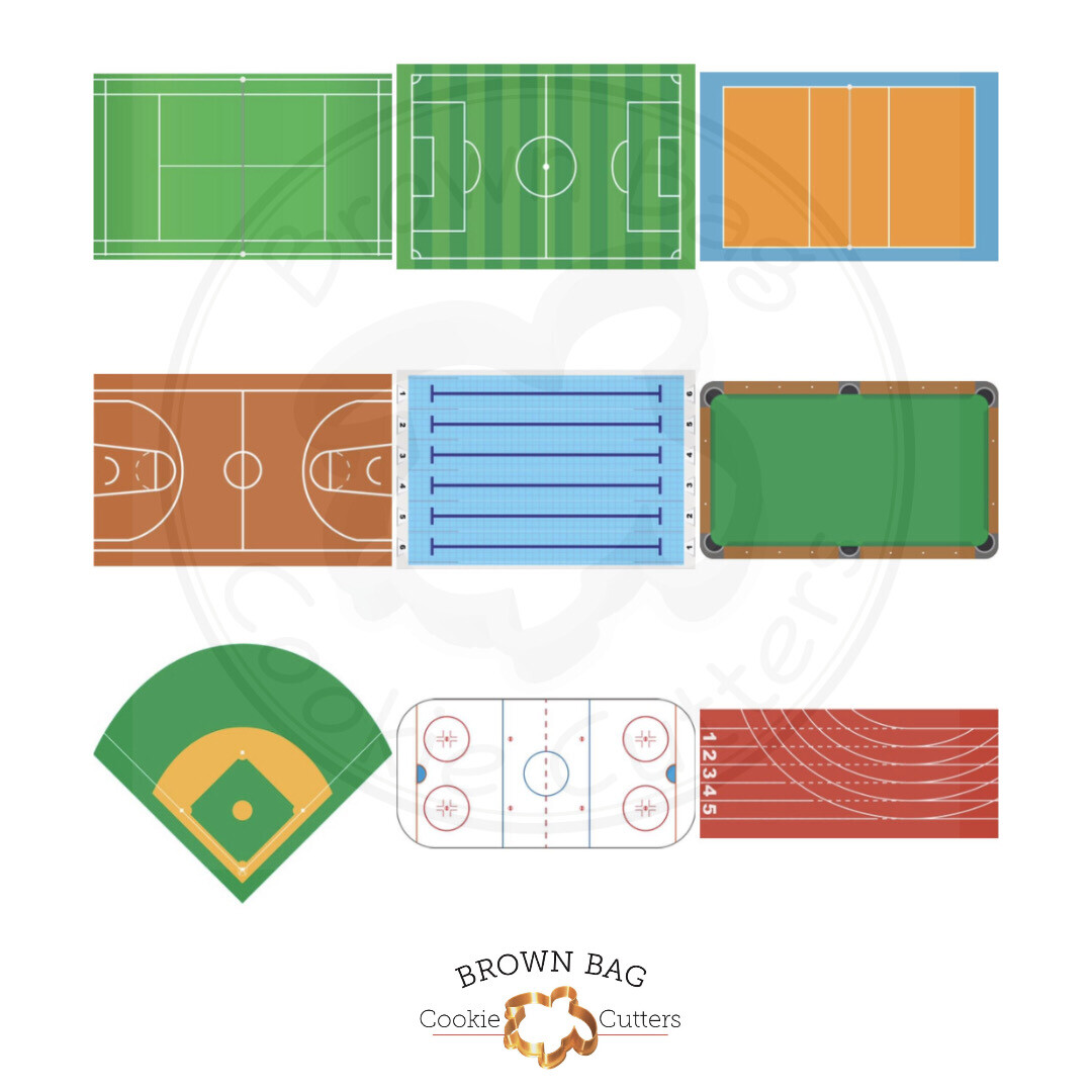 Sports Fields Print Box Files