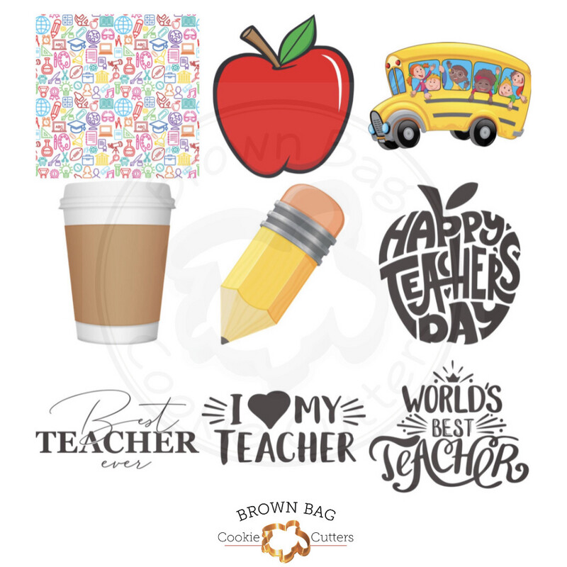 Teacher Appreciation Print Box Files
