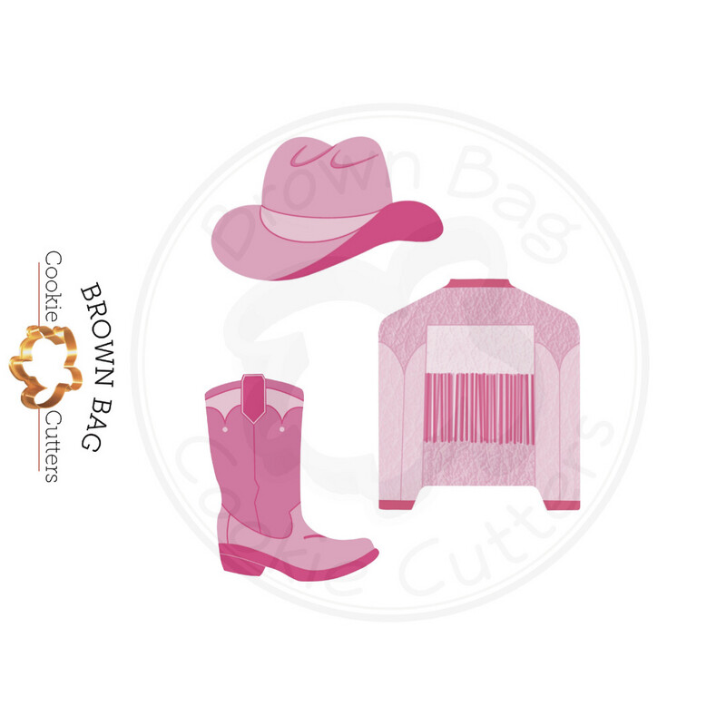 Cowgirl Fashion Print Box Files Beta