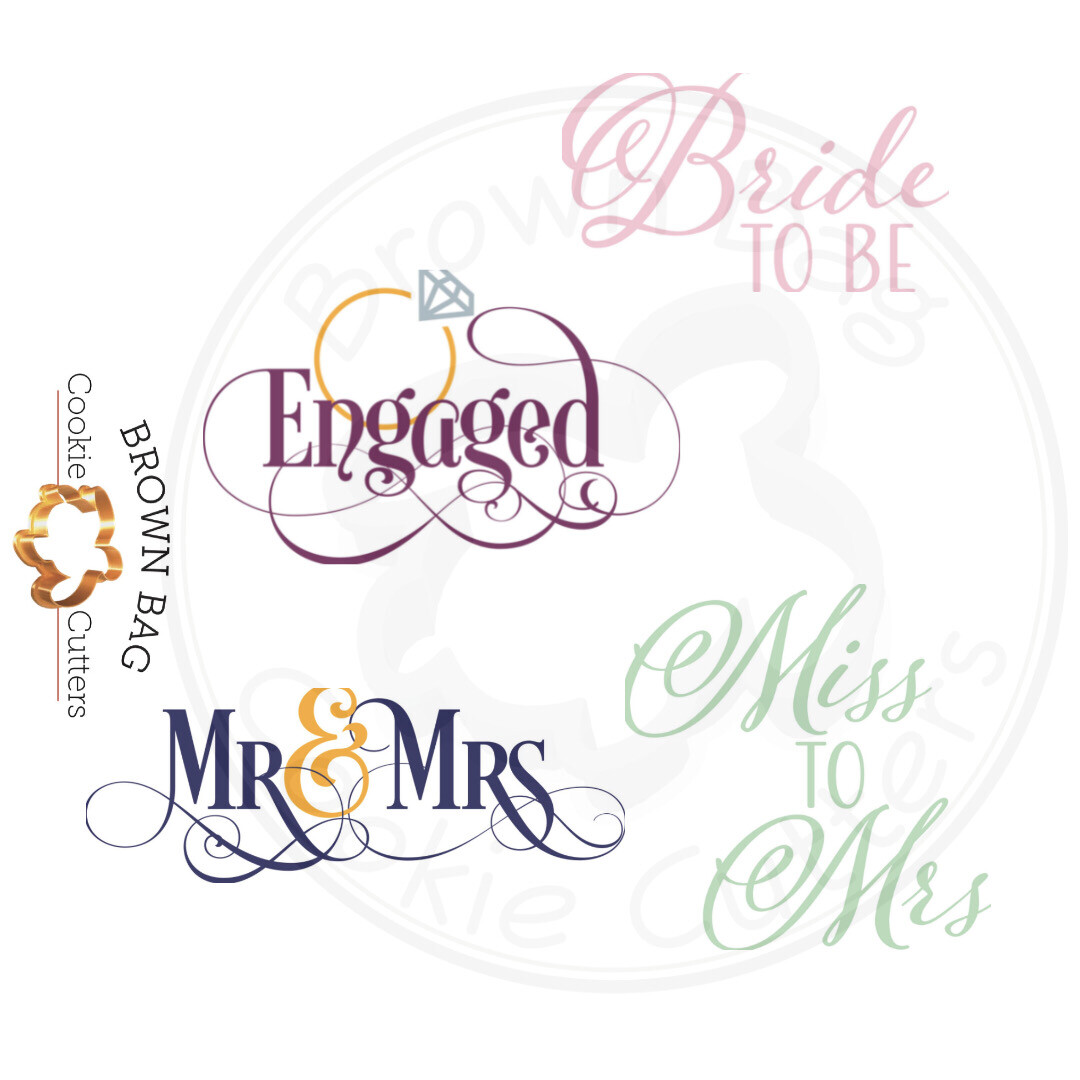 Wedding Emerald Print Box Files