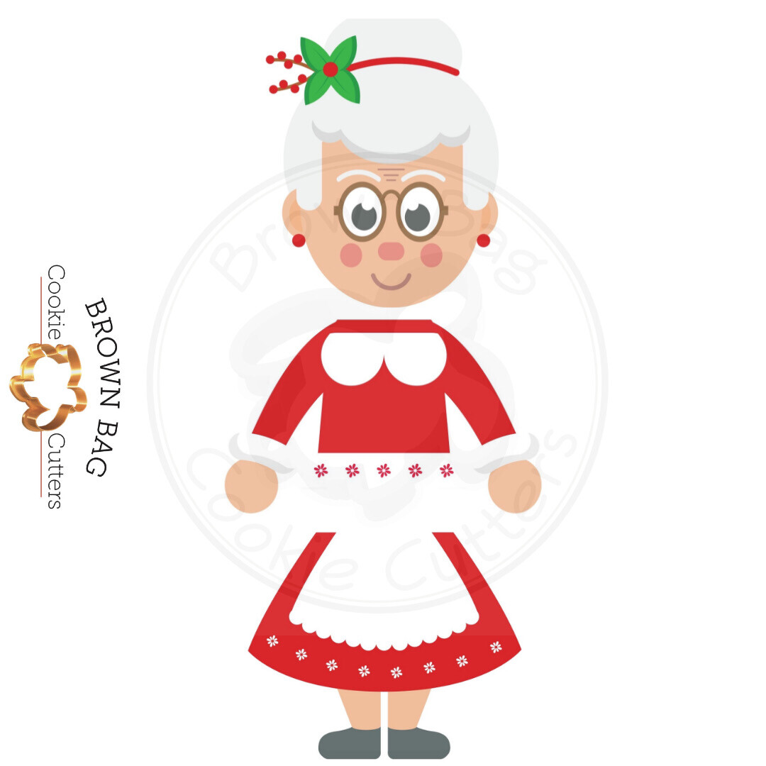 Mrs Clause 3pc Print Box Files