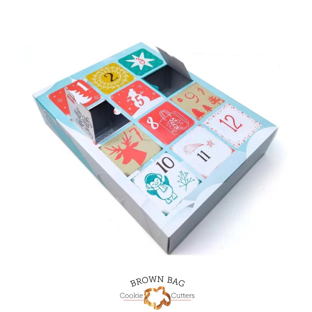 12 Days Advent Boxes - Cookies, Hot Cocoa Bombs or Treats