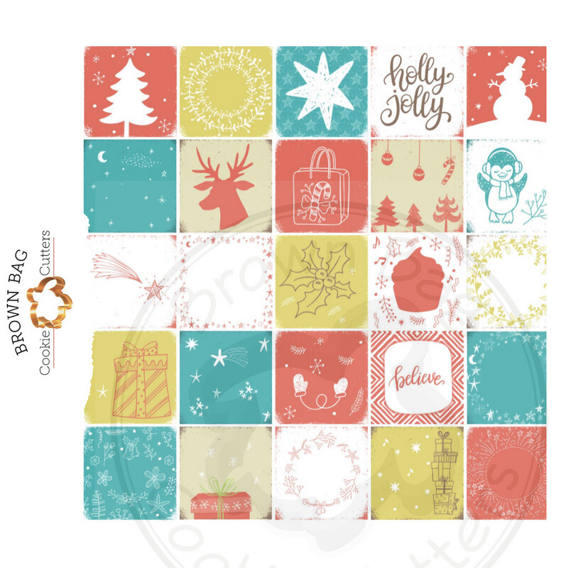Larger Advent 25 Days Print Box Files