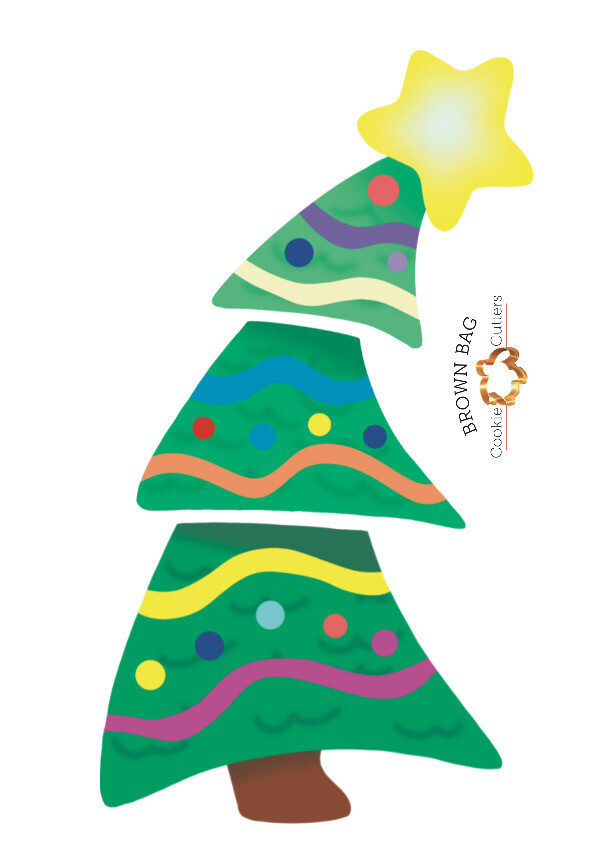Christmas Tree 3pc Print Box Files