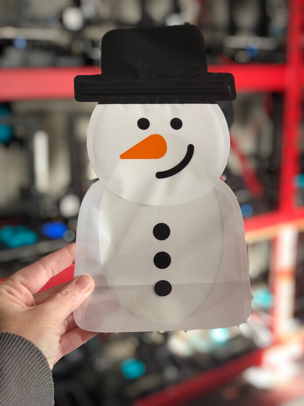 Snowman Tic Tac Toe Bags