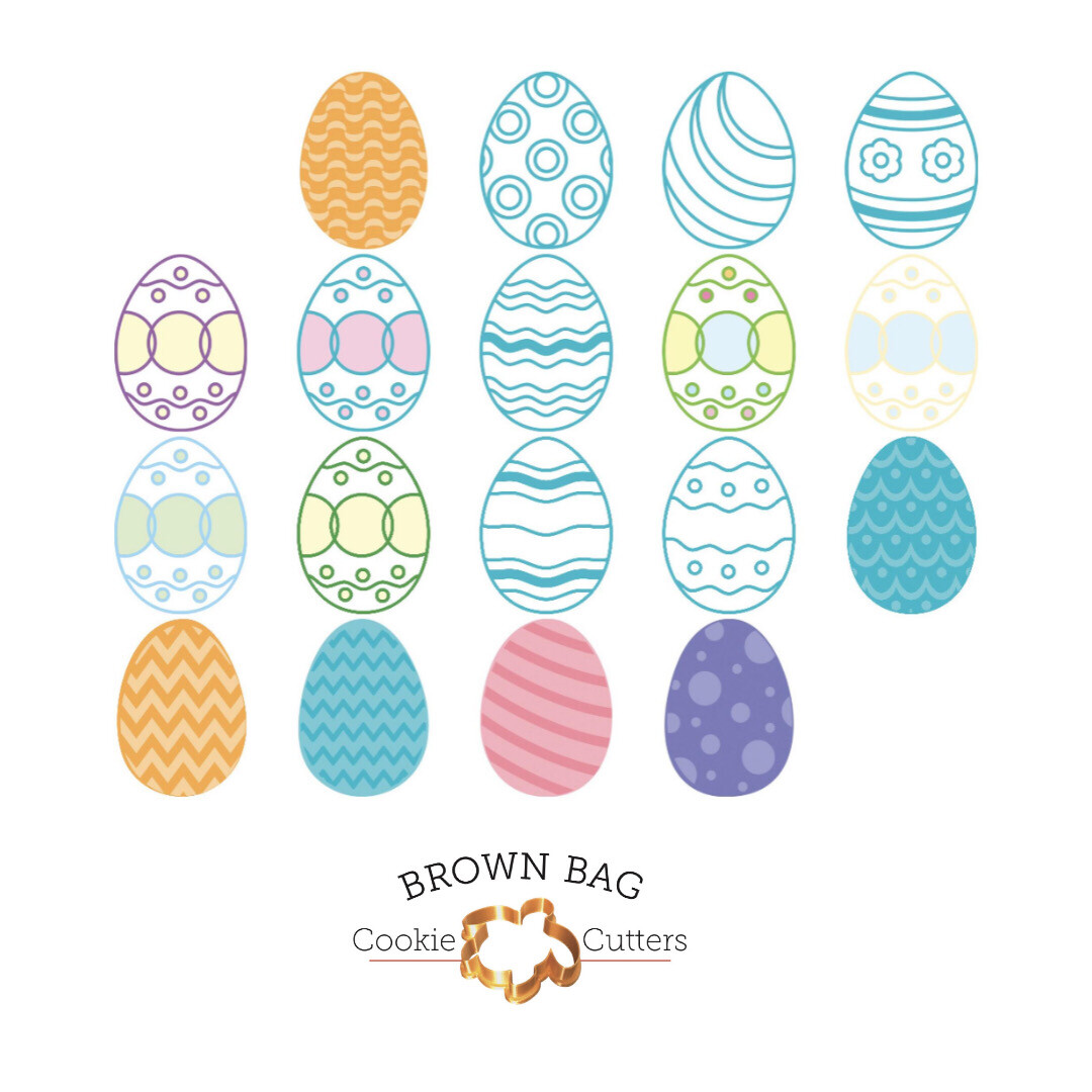Easter Eggs Print Box Files