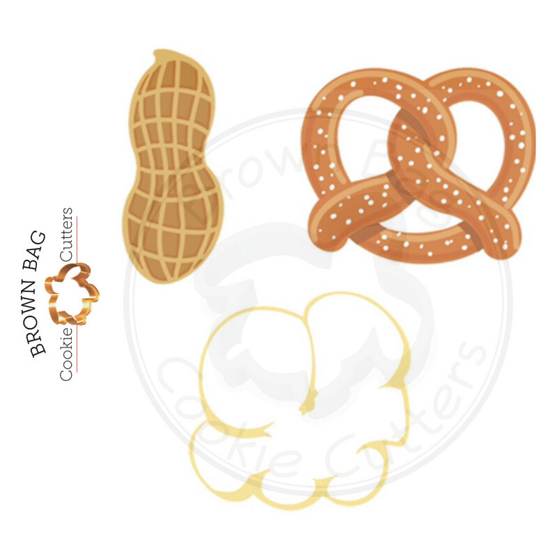Worlds Greatest Popcorn, Peanuts and Pretzels Print Box