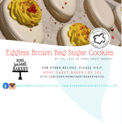 Eggless Brown Bag Sugar Cookie Recipe