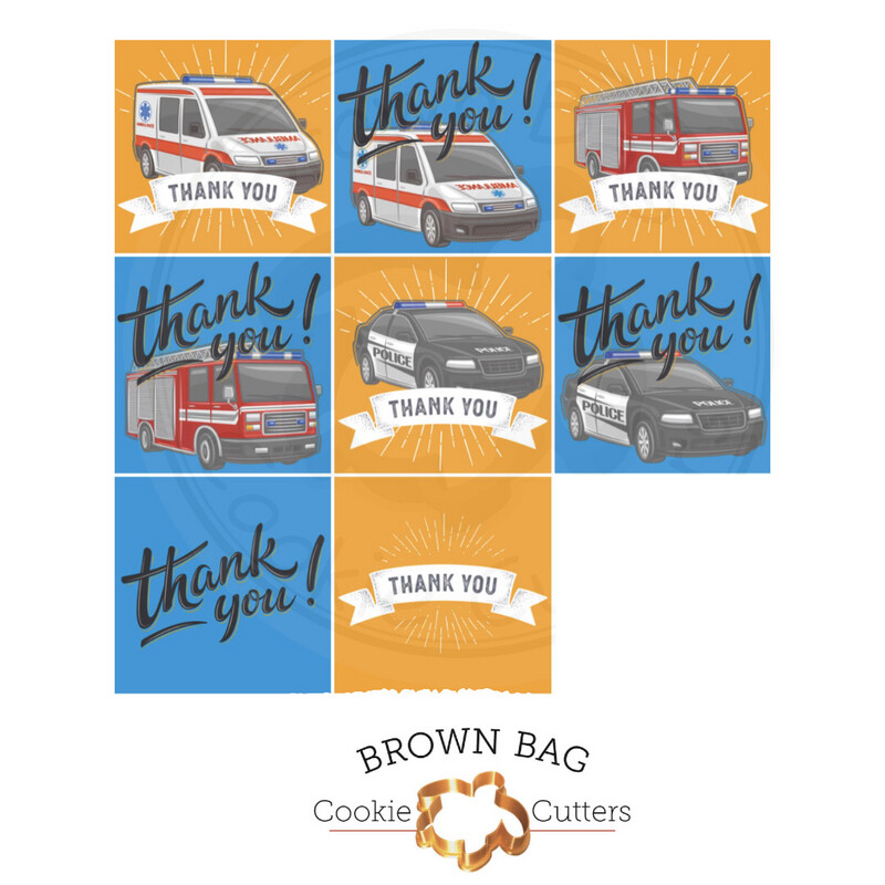 First Responders Thank You Print Box Files