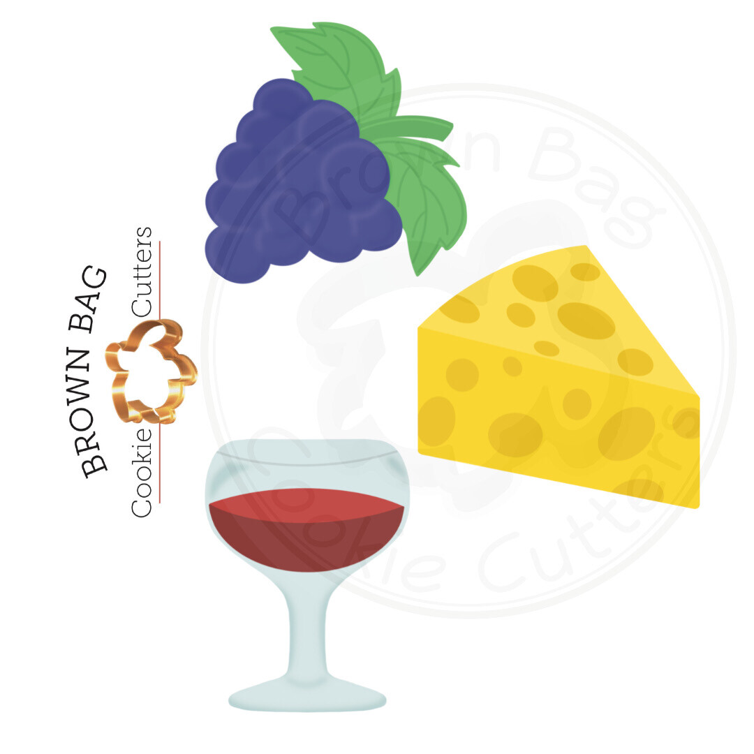 Wine and Cheese Print Box Files