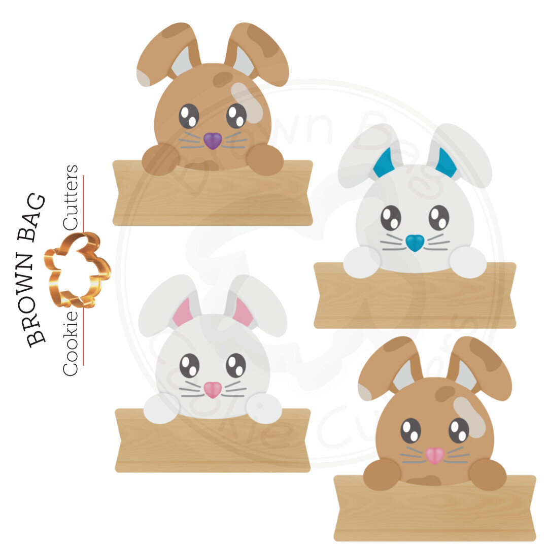 Name Bunny Print Box Files