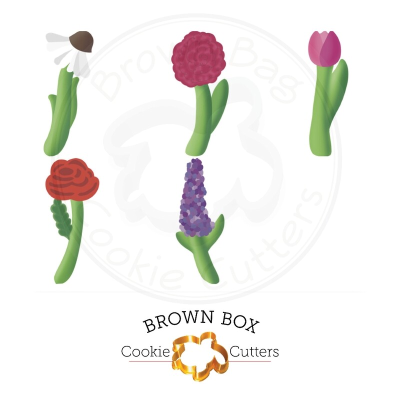 Stemmed Flowers Beta Print Box