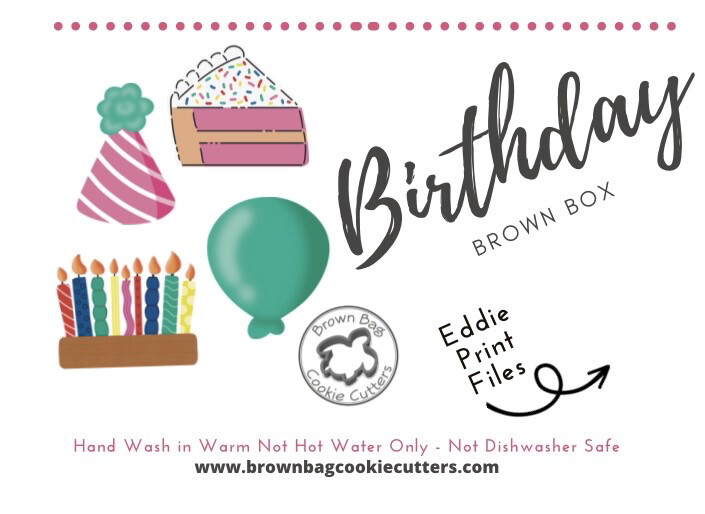 Birthday Party Brown Box