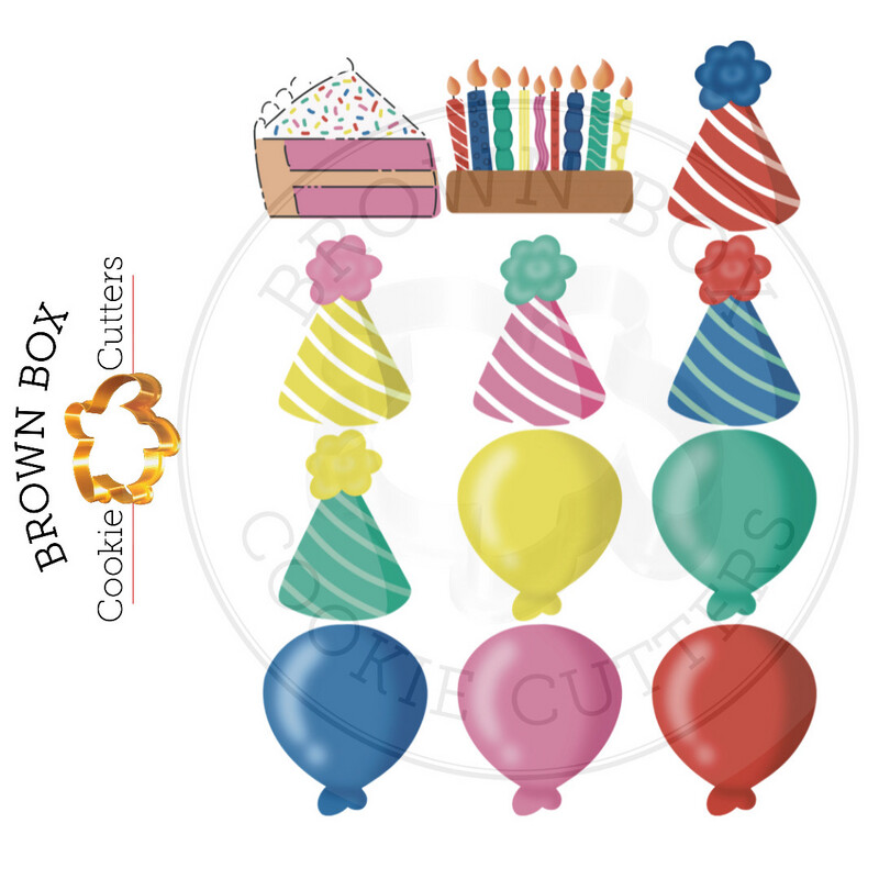 Birthday Party Print Box Files Jiggy