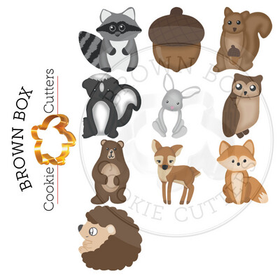 Woodland Animals Cookie Cutters