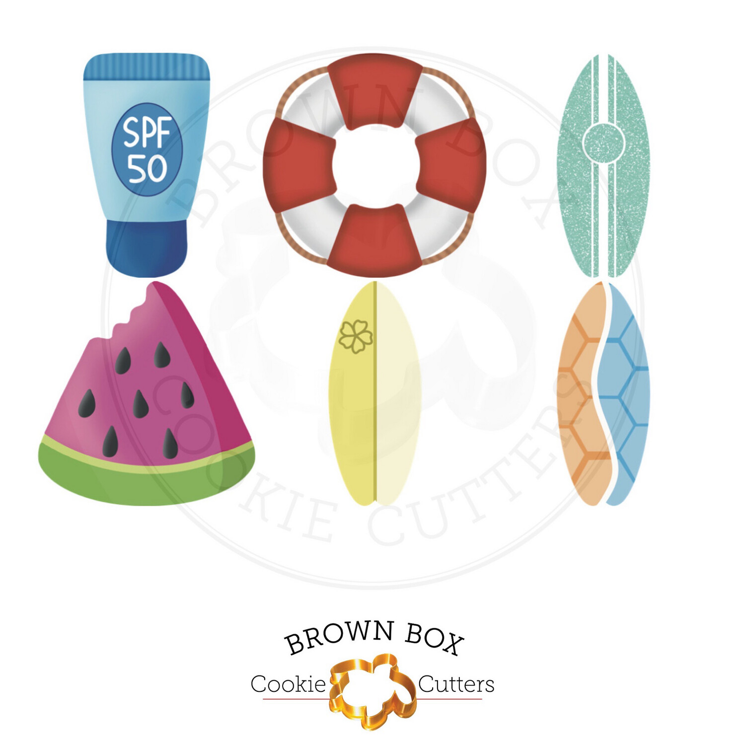 June Brown Box: Summer Basics Cookie Cutter Set