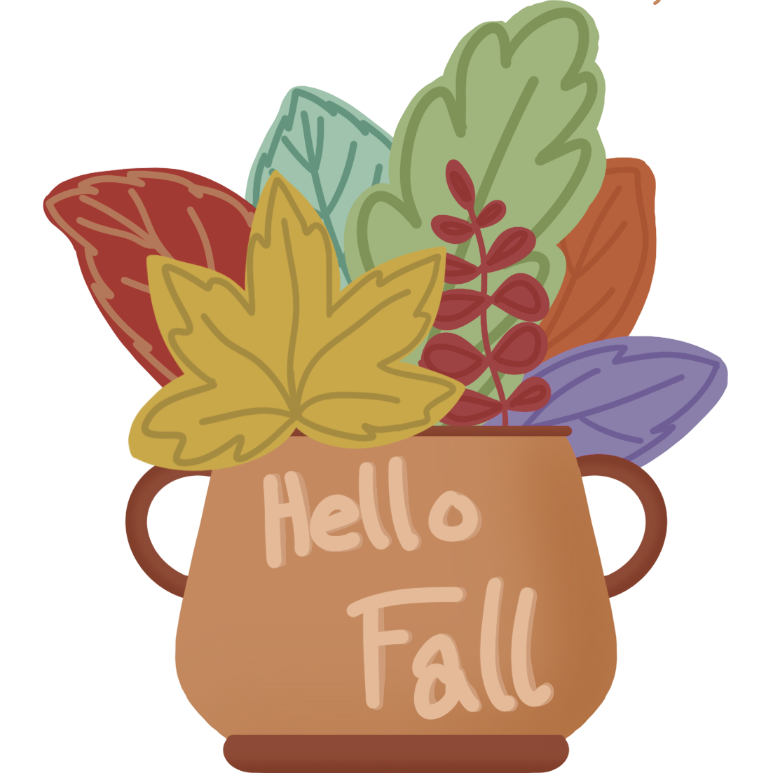 Hello Fall Pot Print Box Files Beta