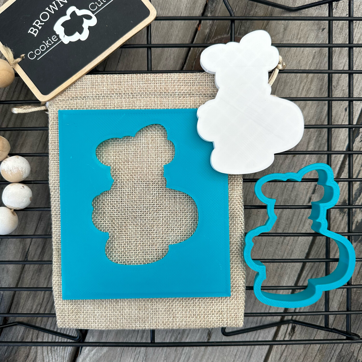 Golf Bag Jiggy Cookie Cutter Set