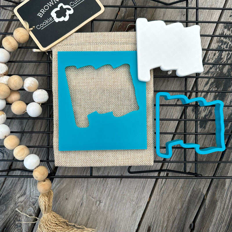 Checkered Flag Jiggy Cookie Cutter Set