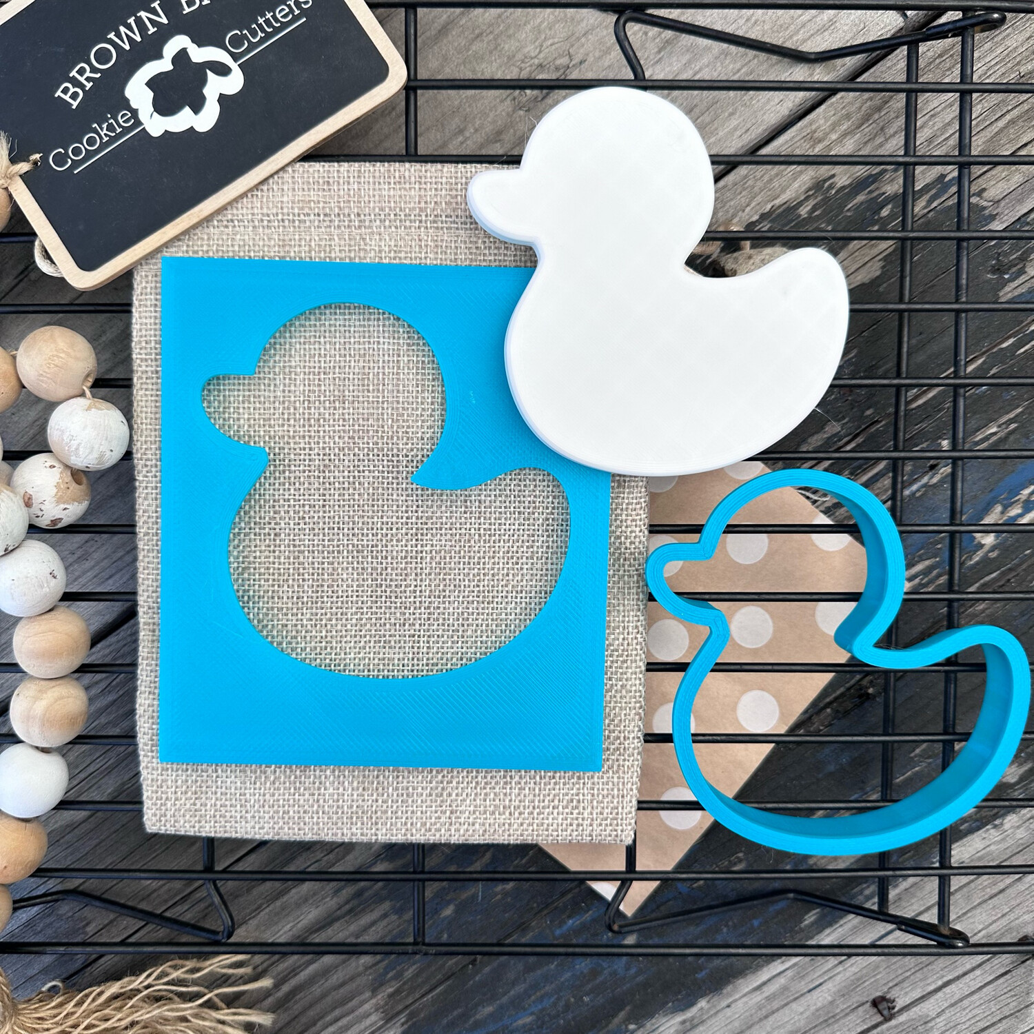 Rubber Duck Jiggy Cookie Cutter Set