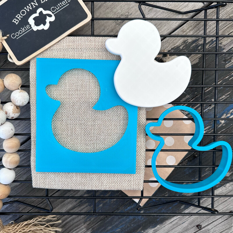Rubber Duck Jiggy Cookie Cutter Set
