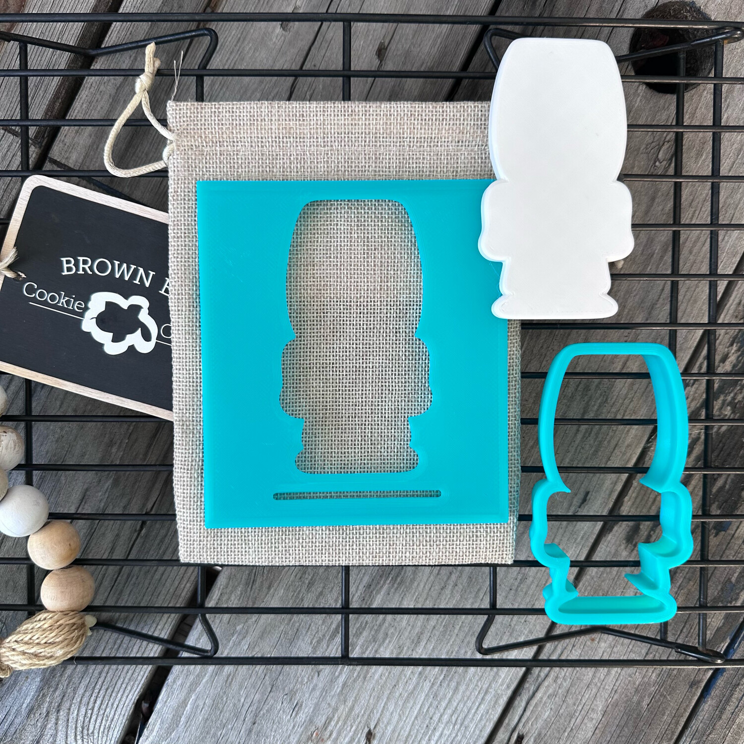 Champagne Glass Jiggy Cookie Cutter Set