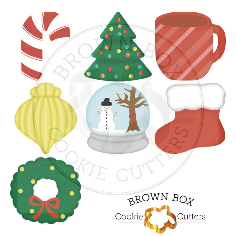 Classic Christmas Brown Box