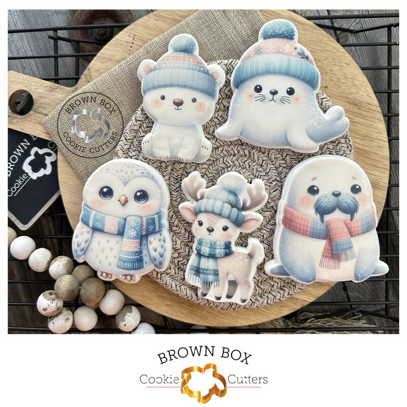 Winter Animals Cookie Cutters