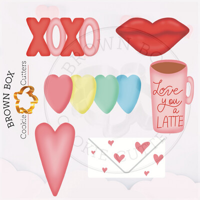 Valentine Stick Style Set