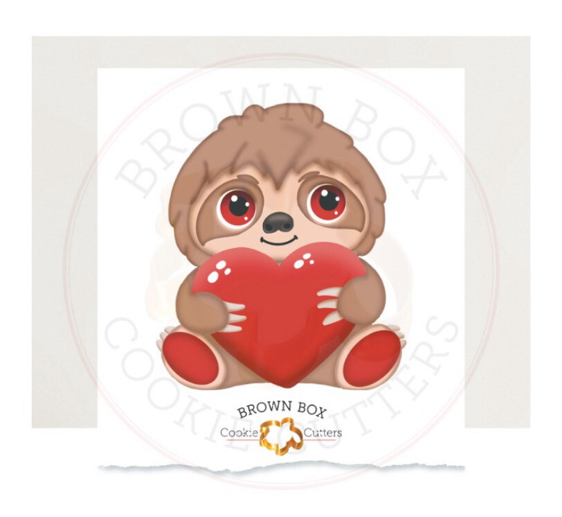 Valentine Sloth Print Box Files Beta