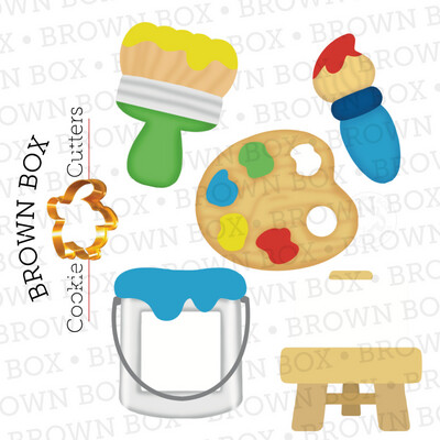 Paint Party Brown Box Downloads