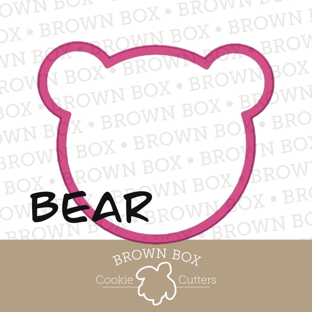 Bear - Woodland Animal Faces