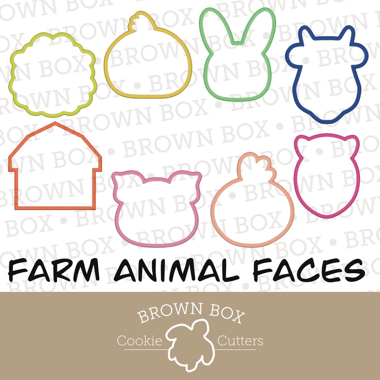 Farm Animal Faces