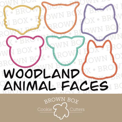 Woodland Animal Faces