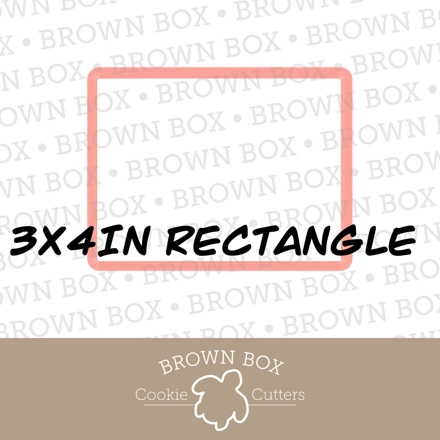 3x4in Rectangle 