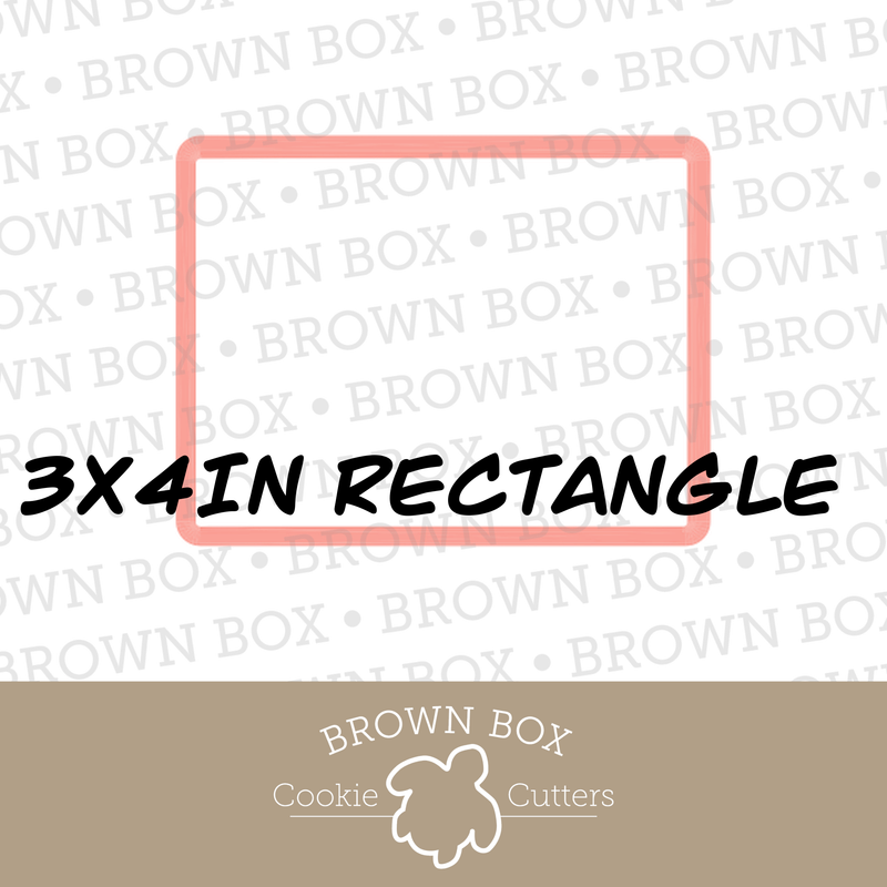3x4in Rectangle 