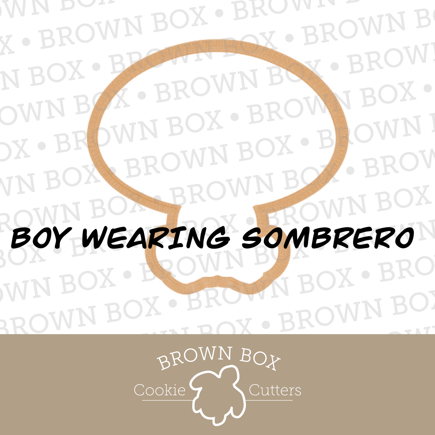 Boy Wearing Sombrero 