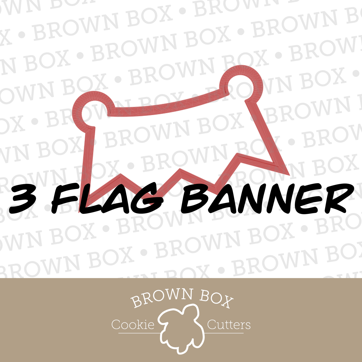 3 Flag Banner