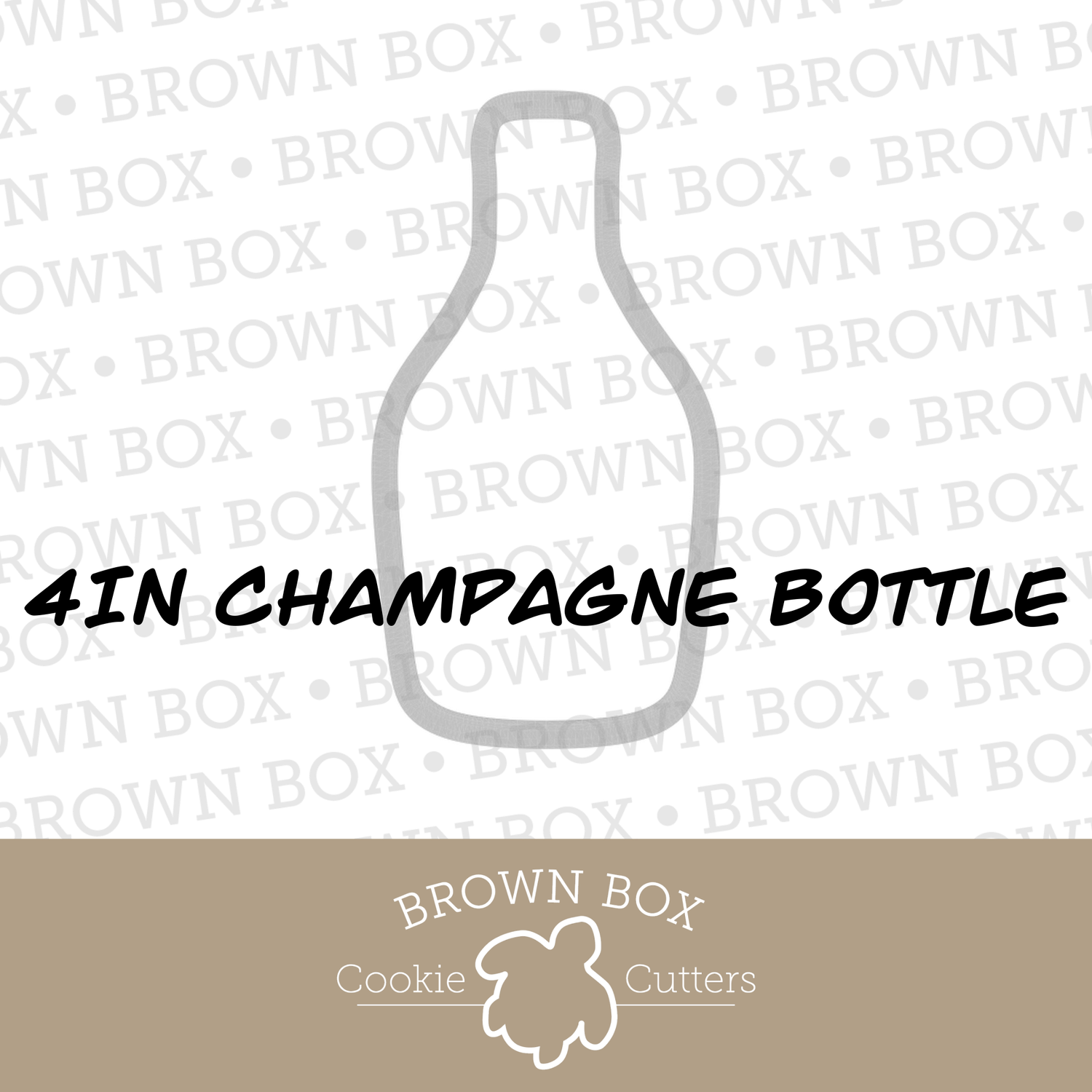 4in Champagne Bottle