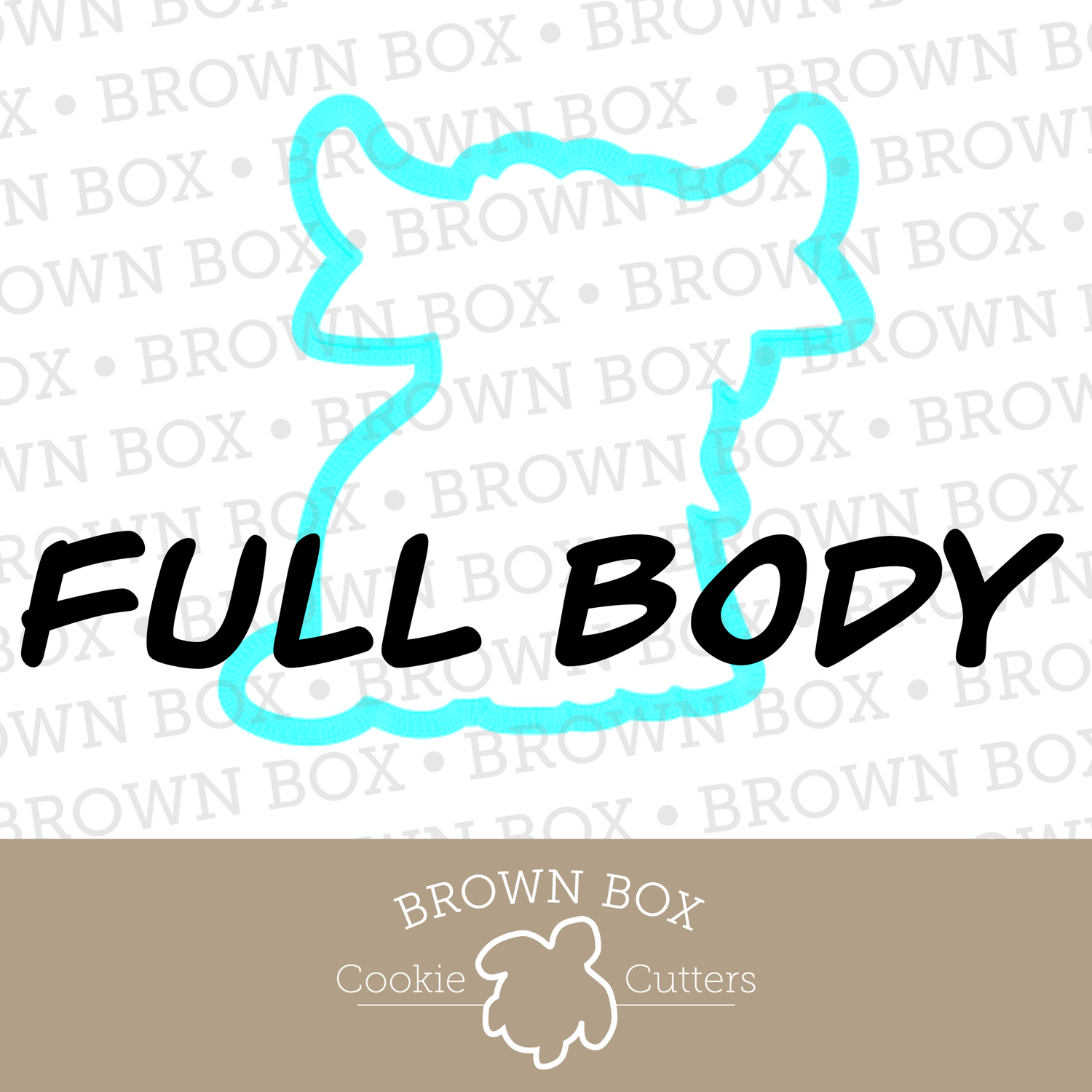 Highland Full Body Cow
